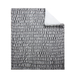 Bett stilvolle Pelz flauschige Decke Luxus neutrale Blase Minky Decke Super bequeme Kunst pelz decken - Product Image 3