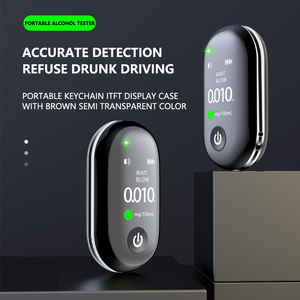 Profissional Display Digital Portátil Bafômetro Novo Design BAIIDS Electronic <span class=keywords><strong>Alcohol</strong></span> <span class=keywords><strong>Tester</strong></span> Semiconductor Sensor Recarregável - Product Image 2