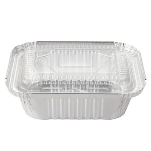 Aluminum <b>Foil</b> Pan with Lid Disposable Aluminum Takeout Food <b>Container</b> Aluminum <b>Foil</b> Box Catering Tray for Fast Food - Product Image 5