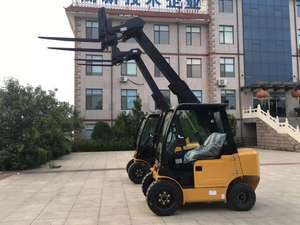 Carretilla telescópica de 4x4 ruedas, mini telescópica de terreno áspero con capacidad de 3000kg - Product Image 5