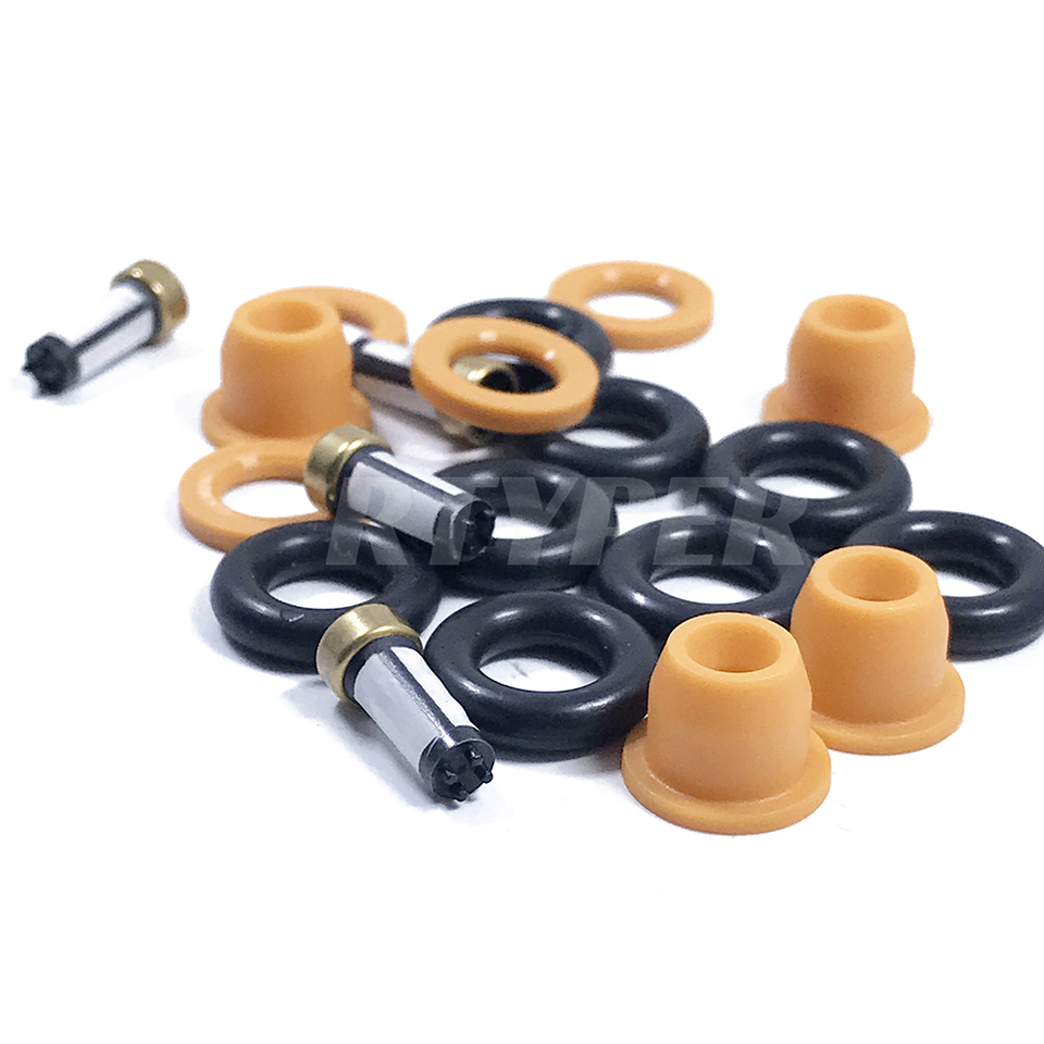 Fuel Injector Repair Kits Micro Filter Oring Plastic Gasket Pintle Cap 02103 For Bosch Universal Injector