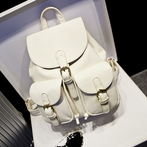 Venta al por mayor de nuevo diseño de cuero de gran capacidad de pulsera mochila de viaje universitaria mochilas de mujer - Product Image 2