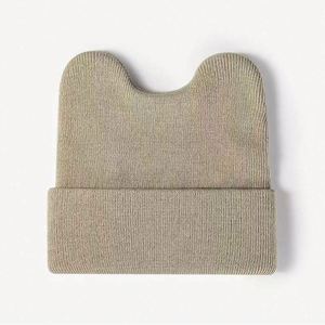 Bonnet en tricot pour filles et garçons, forme de personnage mignonne, sans logo, disponible en OEM, 100% acrylique, ajustable, pour l'hiver et le froid - Product Image 5