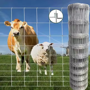 Clôture en panneaux de grillage galvanisé écologique personnalisée pour bétail / Panneau de clôture de champ étanche de 4 pieds pour bétail électrique (moutons) - Product Image 4