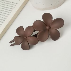 Nuevas Pinzas de Pelo Dobles con Forma de Flor y Pinzas de Pico de Pato para Niñas, Lindas Horquillas para Peinados de Moño, Accesorios para el Cabello - Product Image 1