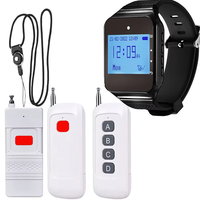 Pager sans fil 433,92 MHz pour soignants d'urgence, pager pour personnes âgées ou handicapées, pager vibrant étanche pour hôpital et clinique