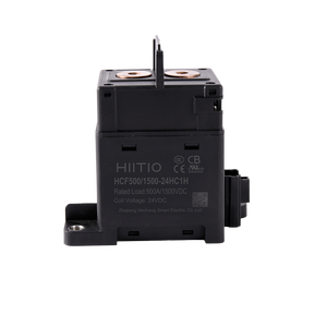 HCF500 อุปกรณ์ไฟฟ้ากระแสตรง คอนแทคเตอร์ HIITIO 500A แรงดันคอยล์ 24V รีเลย์ 1500VDC สำหรับ EVs BMS BPU - Product Image 5