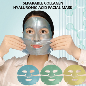 Fruit Collagen Facial Mask Faciale Vitamine c Whitening Skin Care Hydrating Facial Sheet Two Part Separate Mask <strong>Manufacturer</strong> - Product Image 2