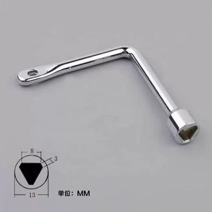 Clé de serrure de <span class=keywords><strong>porte</strong></span> d'<span class=keywords><strong>ascenseur</strong></span>, ouverture/fermeture, pièces de palier, triangle - Product Image 2