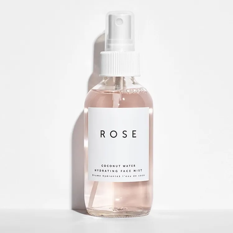 HXY OEM ODM Private Label Face Toner Spray Mist 100% Organic Facial Moisturizing Toner Rose Water Face Spray For Skin