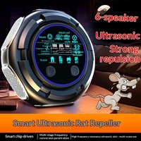 Répulsif Électrique Ultrasonique Haute Puissance Rechargeable Contre les Souris et les Araignées pour Utilisation Intérieure en Saison d'Automne