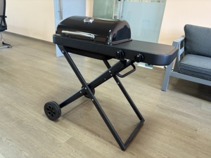 Table d'appoint pliable en métal moderne avec couvercle pratique à transporter <span class=keywords><strong>pour</strong></span> <span class=keywords><strong>terrasses</strong></span> extérieures Barbecue au gaz liquéfié Charrette à bras - Product Image 2
