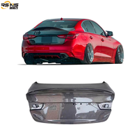 Meilleure Vente 2015-2022 pour Infiniti Q50 Q50L Q50S – Couvercle de Coffre en Fibre de Carbone Léger, Remplacement Direct, Kit Carrosserie Haute Qualité