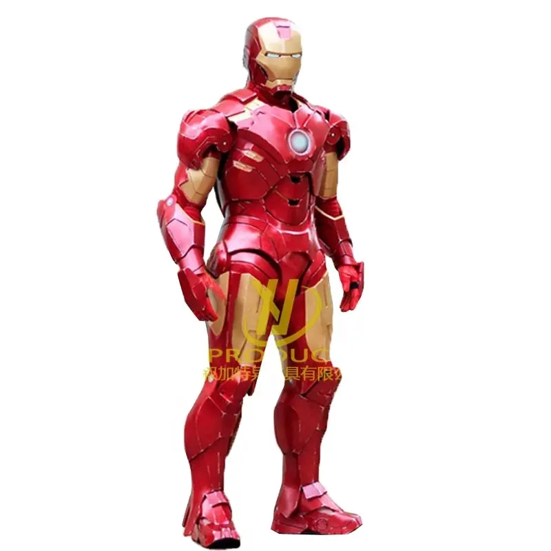 Fantasia personalizada de ironmans, traje de mascote para crianças, adultos, fantasias realistas de ironman, traje de robôs para adultos