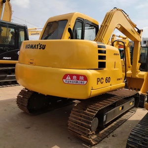 Mini Excavadora Komatsu PC60 de 6 Toneladas en Buen Estado, Barata para la Venta, Komatsu PC60-7 Importada con Motor Perfecto, Embalaje Original - Product Image 4