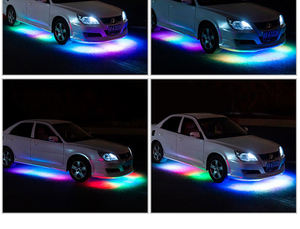ODM OEM couleur de rêve dessous de caisse de <span class=keywords><strong>voiture</strong></span> chassant le flux RGB Led bande néon personnalisation conception télécommande APP contrôle Underglow <span class=keywords><strong>Kit</strong></span> de lumières - Product Image 3
