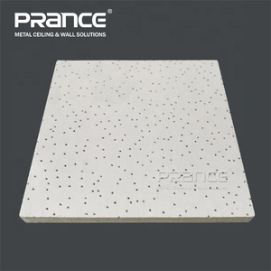 Panneau/<span class=keywords><strong>plafond</strong></span> Fiber minérale acoustique 600x600, carreaux, ornements en Fiber - Product Image 1