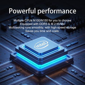 HelorPC มินิ NAS พีซี Intel N100 N150 โปรเซสเซอร์ พอร์ต LAN แบบมีสาย 2 พอร์ต 2.5G และ 1 พอร์ต 10G รองรับแรมสูงสุด 32G DDR5 1 พอร์ต HDMI 1 พอร์ต DP 1 พอร์ต Type C รองรับระบบปฏิบัติการ WIN 11 และ Linux - Product Image 3