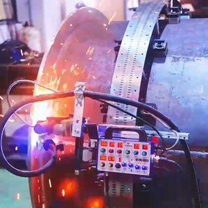 HK-100SE cong tự động MIG Hàn Xe đẩy 2M di chuyển điều khiển 2 cái linh hoạt đường sắt hướng dẫn điều kiện mới Thiết bị hàn - Product Image 6