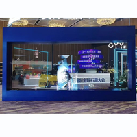 Mur vidéo LED transparent de Corée du Sud P3.91 Installation simple Écran LED transparent pour la publicité dans les centres commerciaux