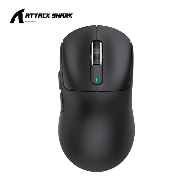 ATTACK SHARK X3MAX Wireless Gaming Mouse with Magnetic RGB Charging Base Superlight PAW3395 Sensor 125-1000Hz