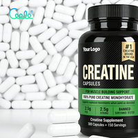 Créatine en capsules de marque privée, créatine universelle 300g, protéine pour la croissance musculaire, créatine monohydratée en comprimés et capsules de qualité supérieure