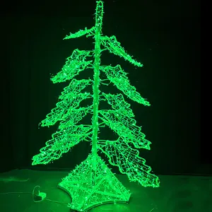 Holiday Lighting Lawn Decorative Landscape Outdoor Christmas Decoration Flowers Wedding Event Artificial Led Tree Motif Light