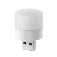 Lampe de nuit LED USB DC5V, lampe de bureau pour protéger les yeux, lumière portable ronde pour ordinateur portable