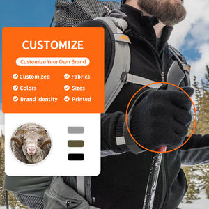 Enerup kış sihirli eldiven dokunmatik ekran kadın erkek sıcak streç örme merinos yünü eldivenler dekoratif desen akrilik eldiven - Product Image 6