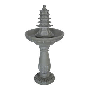 Vendite della fabbrica 2 cravatte fontana di acqua esterna in fibra di vetro cascata esterna di grandi dimensioni fontana per la casa - Product Image 6