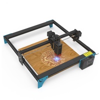 Graveur CNC CO2 de bureau mini haute qualité 40x40cm pour le bois/MDF/la pierre/le caoutchouc/le contreplaqué, compatible papier AI/DST