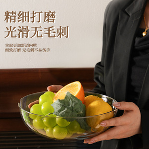 Plateau à fruits en plastique de style simple avec support pour table basse de salon, plateau à collations - Product Image 5