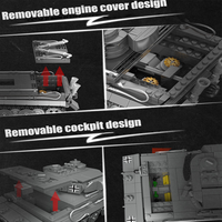 CAYI Nuevo Tanque Tigre Modelo Militar de la Segunda Guerra Mundial, Bloques de Construcción MOC, Tanque Militar OEM, Juego de Bloques de Construcción Educativos para Niños