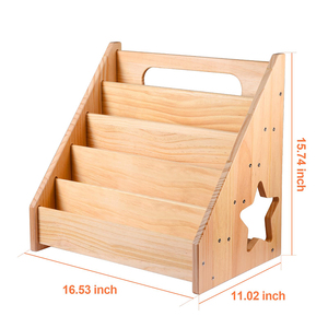 Giá sách Montessori cho trẻ mới biết đi, giá sách gỗ để sắp xếp những chuyến phiêu lưu đọc sách, món đồ cần thiết cho con nhỏ của chúng ta - Product Image 3