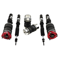 Kit de suspension pneumatique pour Volkswagen BORA MK4 (1999-2005) avec amortisseurs pneumatiques et ressorts à soufflets pour conversion à suspension pneumatique