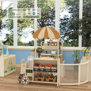 Hikeylove Ensemble de meubles de jeu en bois moderne de <span class=keywords><strong>haute</strong></span> qualité pour la maternelle, la garderie, la salle de classe, la zone de jeu de rôle, Montessori - Product Image 1