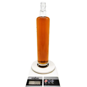 Bouteilles en verre vides de 700 ml, longues, hautes et rondes, de bonne qualité et populaires, pour <span class=keywords><strong>rhum</strong></span>, gin, vodka, whisky, tequila, vin et spiritueux - Product Image 1