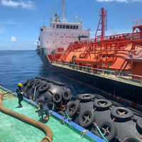 Fenders pneumatiques en caoutchouc marin gonflables Yokohama pour l'amarrage des navires en quai