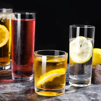 8-14 OZ Tumbler Forme Cylindrique Verres Collins Verre Highball Verre Jus Cocktails Long Drink Cups