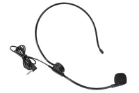 Microphone de studio d'enregistrement Haut-parleur mains libres Microphone à tête filaire 3.5mm Casque filaire Microphone Casque pour haut-parleur amplificateur