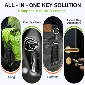 سلسلة مفاتيح أعمال أنيقة جديدة لعام 2025 مع جهاز تتبع لأجهزة Apple Findmy، ميدالية مفاتيح سيارة معدنية مدمجة للبيع بالجملة متوافقة مع نظام iOS - Product Image 6