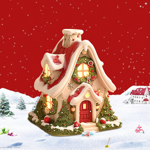 Figura de Resina de la Aldea Navideña del Taller de <span class=keywords><strong>Santa</strong></span> Claus - Product Image 5