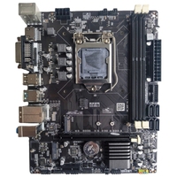 Motherboard FeiFan Hot New Black B85 DDR3 M-ATX Generasi ke-4 Intel I7/I5/I3 CPU LGA 1150 SATA M.2 VGA DVI untuk WiFi RAM 16GB Desktop