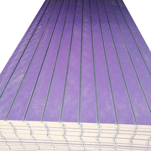 <span class=keywords><strong>Panneau</strong></span> Slatwall en panneaux de fibres haute densité MDF fendus en mélamine noire blanche de 18mm - Product Image 6