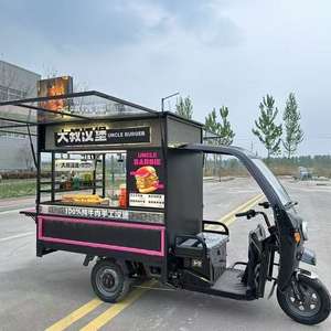 الترويج: مطبخ متنقل شاحنة طعام متعددة الوظائف 3 عجلات شاحنة وجبات - Product Image 1