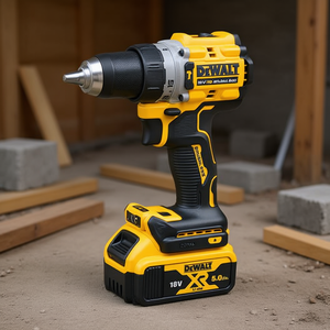 Taladro percutor inalámbrico DeWalt de 18V sin escobillas con batería de 5.0Ah para uso intensivo - Product Image 2