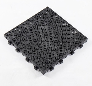 30mm Thick PP <b>Plastic</b> Modular Garage <b>Flooring</b> for Indoor Use Car Wash Grille Floor Tiles Click-Lock Parquet Plain for Warehouses - Product Image 5