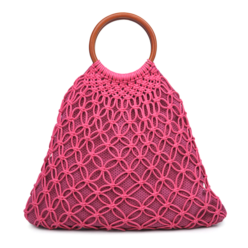 Женская плетеная пляжная соломенная макраме вязаная крючком сумка на заказ