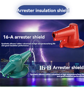 <span class=keywords><strong>Gaine</strong></span> isolante PE 24 kV pour la protection contre la foudre, courant nominal 630 A, haute stabilité, température -<span class=keywords><strong>40</strong></span> +<span class=keywords><strong>40</strong></span> - Product Image 5