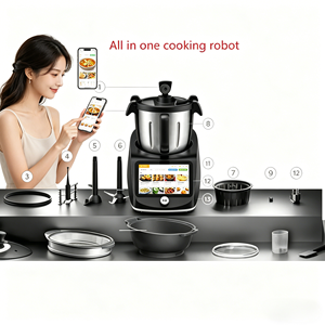 <span class=keywords><strong>Robot</strong></span> culinaire OEM 1800W 4,5L en acier inoxydable, 10+ vitesses, mixeur contrôlé par application <span class=keywords><strong>pour</strong></span> soupes, smoothies, milkshakes - Usage domestique - Product Image 1
